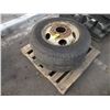 Image 1 : Pair of 8R19.5 tires on 10-bolt rims -new tires