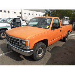 1993 Chev 2500 2x4 SN#-1GCGC24KXPE233619 Unit#-2106
