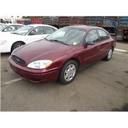 2005 Ford Taurus SN#-1FAHP53275A172753 Unit#-2731