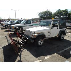 2002 Jeep Wrangler SN#-1J4FA39S22P718585 Unit#-2011