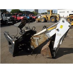 Bobcat Model 709 backhoe attachment w/rear stabilizer SN#-0502