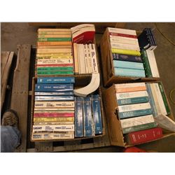 pallet w/4 boxes service manuals -80's & 90's vehicles
