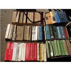 pallet w/6 boxes service manuals  -70's & up