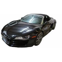 2011 Audi R8 Spyder 5.2 Quattro Convertible; 5.2L V10 DIR DOHC 40V; Standard Transmission; Gasoline;