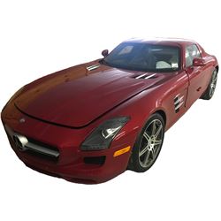 2011 Mercedes-Benz SLS AMG Coupe with Butterfly Doors; 6.3L V8 SFI DOHC 32V; Auto Transmission; Gaso