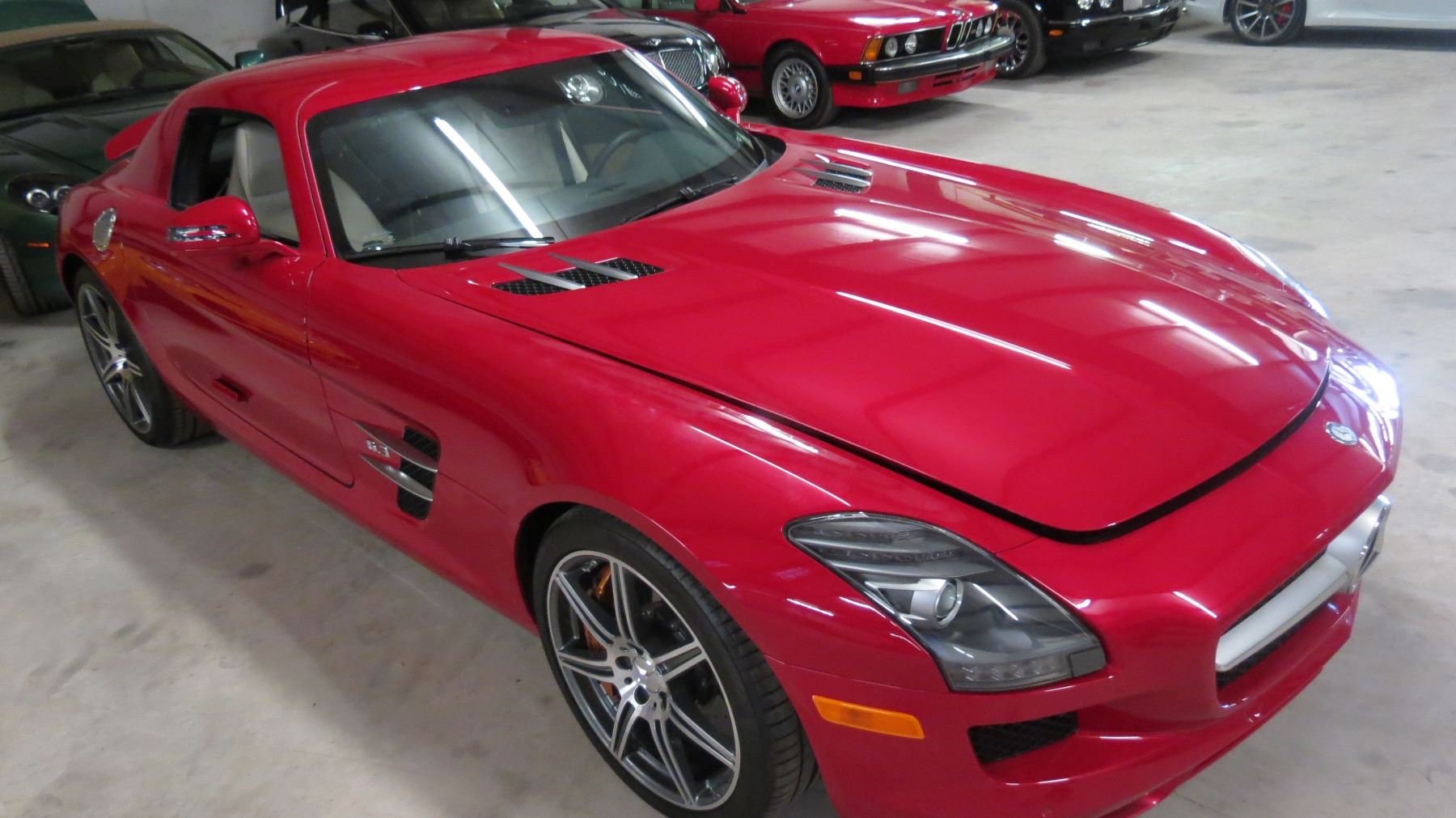 2011 MercedesBenz SLS AMG Coupe with Butterfly Doors; 6.3L V8 SFI DOHC
