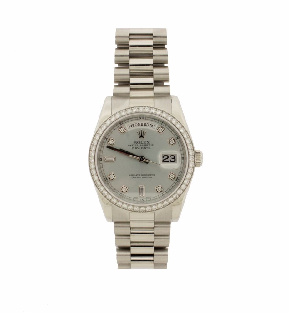 WATCH [1] Platinum gents Rolex Oyster Perpetual Day Date President