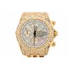 Image 1 : WATCH:  [1] 18KRG gents Breitling Evolution Automatic Chronograph watch with a mother-of-pearl dial 