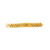 Image 2 : BRACELET: [1] 22kt yellow gold fancy link ID bracelet; ID plate set with raised lettering ''LUCKY'' 