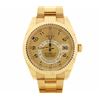 Image 1 : ROLEX: Men's 18ky Rolex Sky-Dweller watch; 40 jewel annual calendar, two time zone, 1 sub dial; Mode
