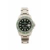 Image 2 : ROLEX: Men's Stainless Steel Submariner Oyster Perpetual Date Rolex; Green face/bezel; Model 116610;