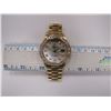 Image 6 : ROLEX: Men's 18ky Rolex Oyster Perpetual Day Date President watch; Mother of pearl face; (10) SC dia