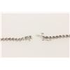 Image 3 : NECKLACE:  [1] 14KWG necklace set with 623 round diamonds, approx. 7.29 cttw., good/ H-J/ SI2-I1; 16
