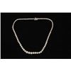 Image 4 : NECKLACE:  [1] 14KWG necklace set with 623 round diamonds, approx. 7.29 cttw., good/ H-J/ SI2-I1; 16