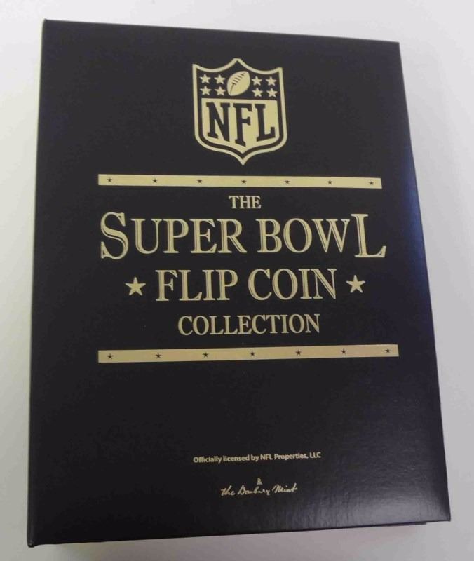 NFL FOOTBALL SUPER BOWL FLIP COIN COLLECTION