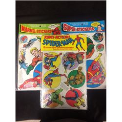 MARVEL SUPER STICKERS LOT