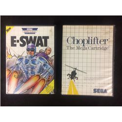SEGA E-SWAT & CHOPLIFTER (VIDEO GAMES)