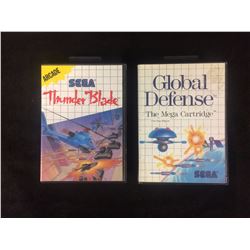SEGA THUNDER BLADE & GLOBAL DEFENSE (VIDEO GAMES)