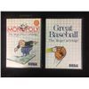 Image 1 : SEGA MONOPOLY & GREAT BASEBALL (VIDEO GAMES)