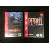 Image 1 : SEGA GENESIS MORTAL KOMBAT II & PITFALL THE MAYAN ADVENTURE (VIDEO GAMES)