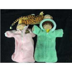 2 VINTAGE CABBAGE PATCH DOLLS & ANNE GEDDES DOLL