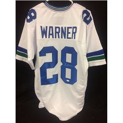 Curt Warner Signed Seahawks Jersey (JSA COA)