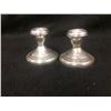 Image 1 : STERLING SILVER CANDLE HOLDERS