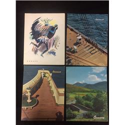 VINTAGE CUNARD 8" X 10" ART PRINTS