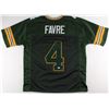 Image 1 : BRETT FAVRE SIGNED PACKERS JERSEY W/ INSCRIBED SB XXXI CHAMPS (JSA COA)