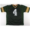 Image 3 : BRETT FAVRE SIGNED PACKERS JERSEY W/ INSCRIBED SB XXXI CHAMPS (JSA COA)