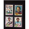 Image 1 : NFL TRADING CARDS LOT (PAYTON, TARKENTON, PEARSON, NORRIS)