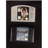 Image 1 : NINTENDO 64 VIDEO GAME LOT (WWF WARZONE, WWF NO MERCY)