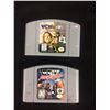 Image 1 : NINTENDO 64 VIDEO GAME LOT (WCW VS NWO WORLD TOUR, WCW/NWO REVENGE)