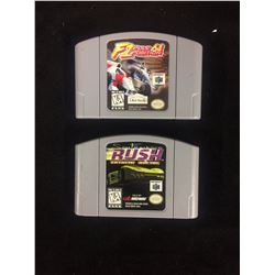 NINTENDO 64 VIDEO GAME LOT (FI POLE POSITION, SAN FRANCISCO RUSH)