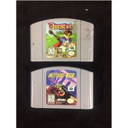NINTENDO 64 VIDEO GAME LOT (QUEST, EXTREME G)