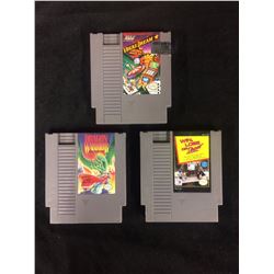 NINTENDO VIDEO GAME LOT (VEGAS DREAM, DRAGON WARRIOR, WIN, LOSE OR DRAW)