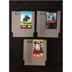 NINTENDO VIDEO GAME LOT (BIGFOOT, HOGANS ALLEY, HOME ALONE)