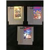 Image 1 : NINTENDO VIDEO GAME LOT (P.O.W, DR. MARIO, DEFENDER II)