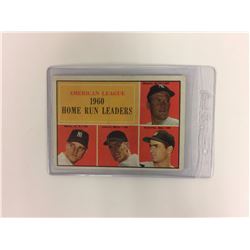 1961 AL Home Run Leaders (Mantle / Maris) Topps Baseball #44