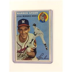 1954 Topps #20 Warren Spahn