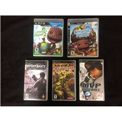 PS3 & PSP VIDEO GAME LOT