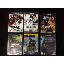 NINTENDO GAMECUBE VIDEO GAME LOT ( X-MENII, NHL 06, NHL 03 & MORE...)