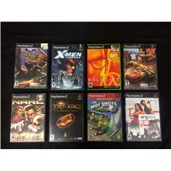 PLAYSTATION 2 VIDEO GAME LOT (MONSTER HUNTER, X-MEN LEGENDS, HALF-LIFE & MORE..)