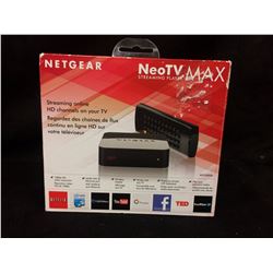 NETGEAR NEO TV MAX STREAMING PLAYER W/ PREMIUM REMOTE & KEYBOARD