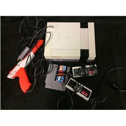 Nintendo Entertainment System W/ CONTROLLERS, ZAPPER GUN & GAME