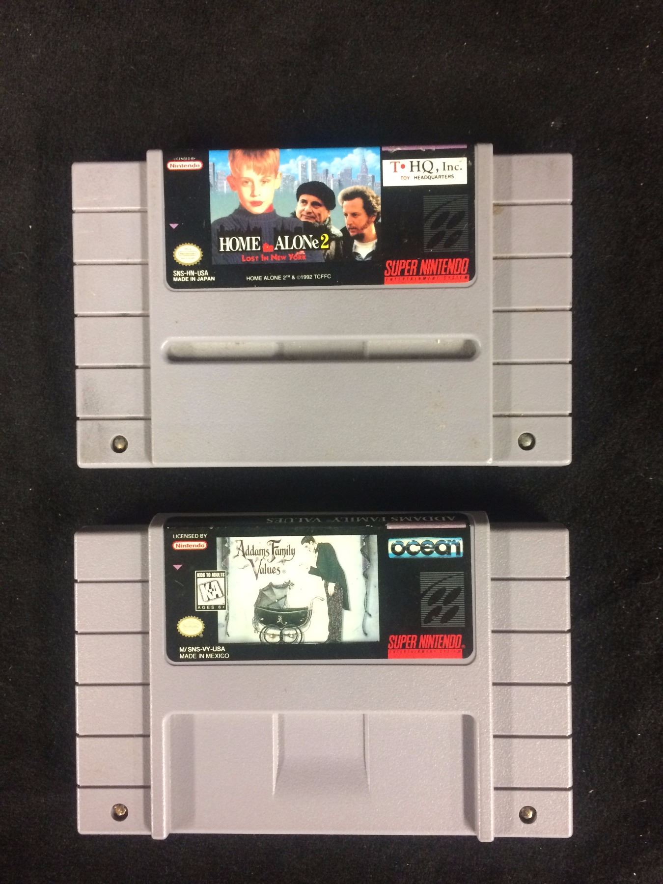 Video Game Values >> Super Nintendo Video Game Lot Home Alone 2 Addams Family Values Video Game Values >> Super Nintendo Video Game Lot Home Alone 2 Addams Family Values