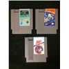 Image 1 : NINTENDO VIDEO GAME LOT (RAD RACER, TO THE EARTH, BASES LOADED II)