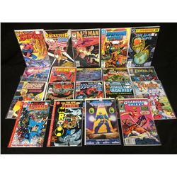 COMIC BOOK LOT  (BADGER, THE NEW TITANS, STAR TREK, NEW WARRIORS)