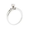Image 4 : 0.25 ctw Diamond Engagement Ring - 14KT White Gold