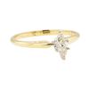 Image 1 : 0.25 ctw Diamond Solitaire Ring - 14KT Yellow Gold